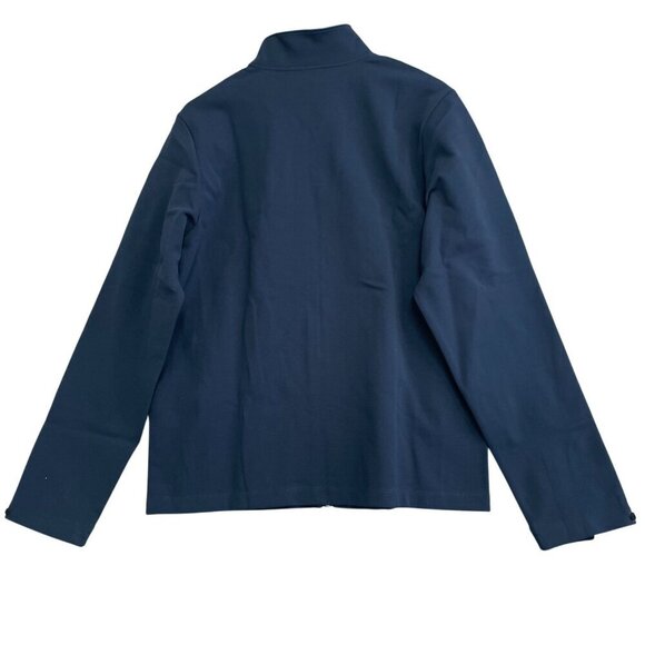 NEW 32 Degrees Men's Size M Full-Zip Jacket Polyester Navy Blue Windbreaker - Picture 6 of 9